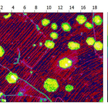 Graphene on Si, HD-KFM mode