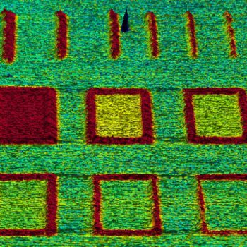 Local Oxidation Nanolithography, ResiScope mode, 5µm