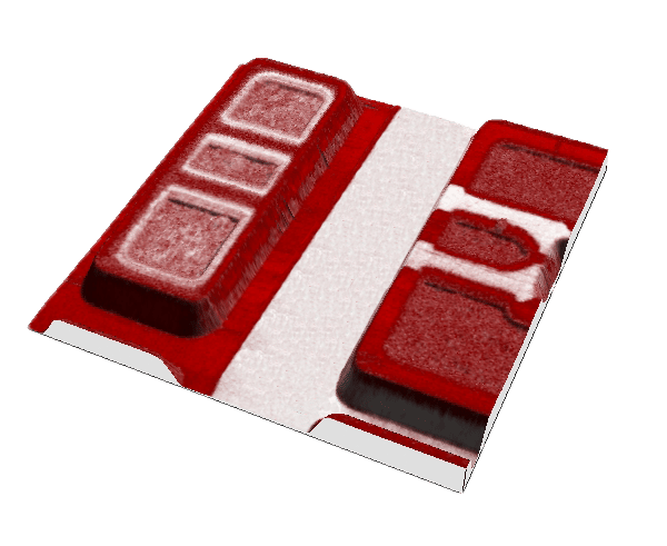 sRAM, topography & dC/dV signals, sMIM mode, 13µm